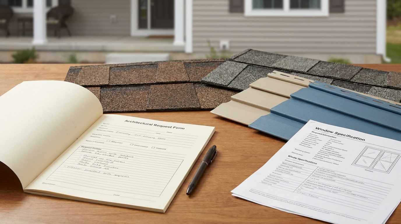 North Georgia HOA Approval for Roof, Siding, Windows